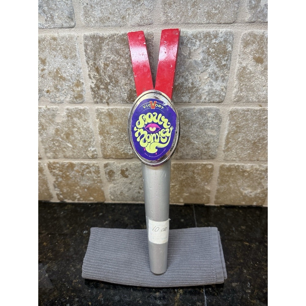 Victory Brewing Company Sour Monkey Sour Brett Tripel "V" Beer Tap Handle‎ Knob